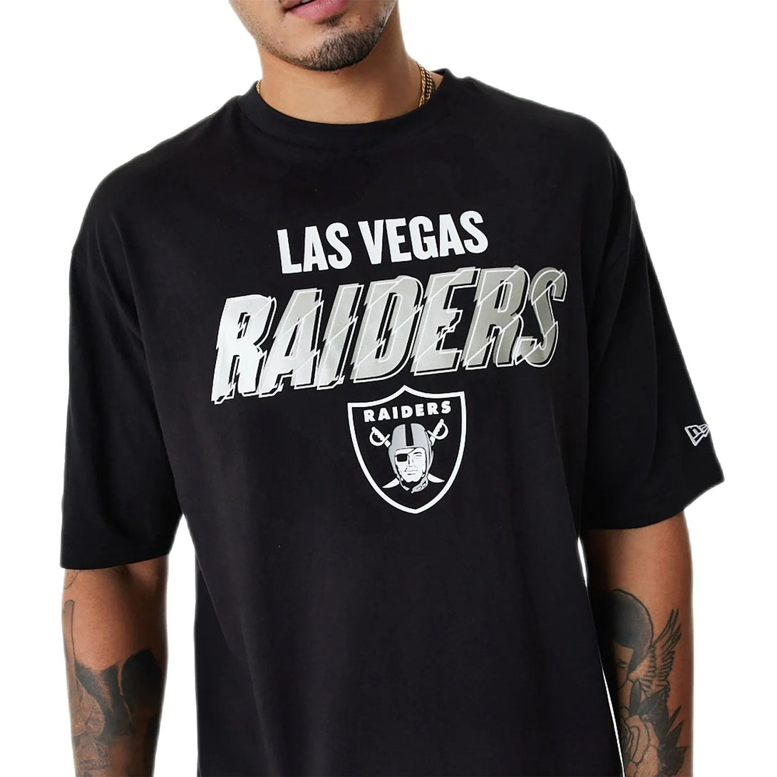 New Era Las Vegas Raiders Script Graphic Oversized Póló - Sportmania.hu