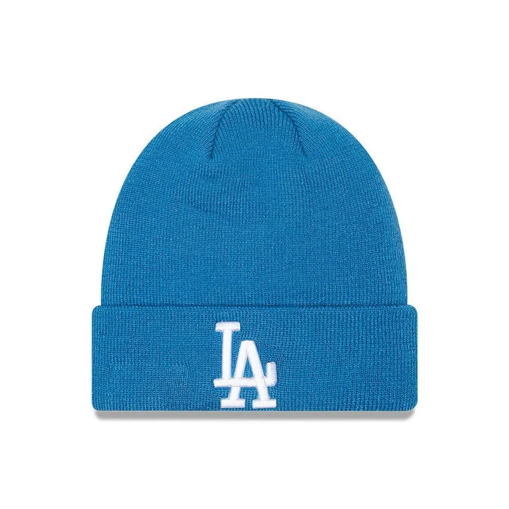 New Era Los Angeles Dodgers Essential Cuff kék kötött sapka