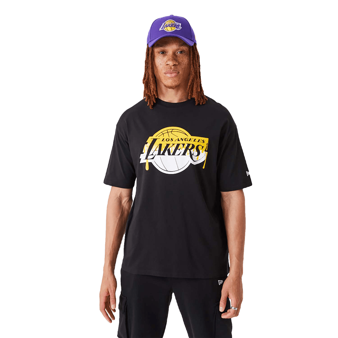 New Era Los Angeles Lakers NBA Drip Logo Black Póló - Sportmania.hu