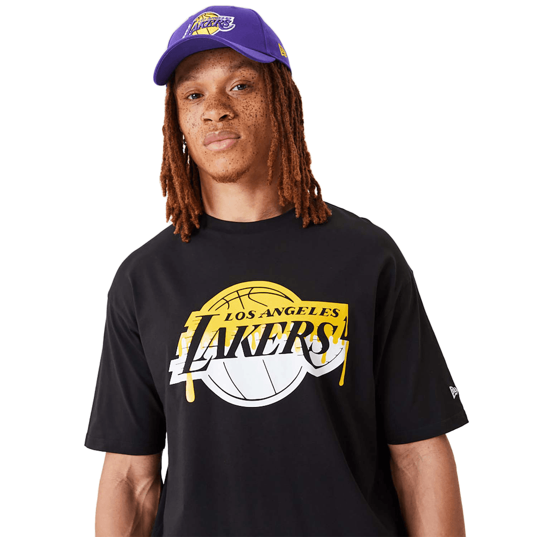 New Era Los Angeles Lakers NBA Drip Logo Black Póló - Sportmania.hu