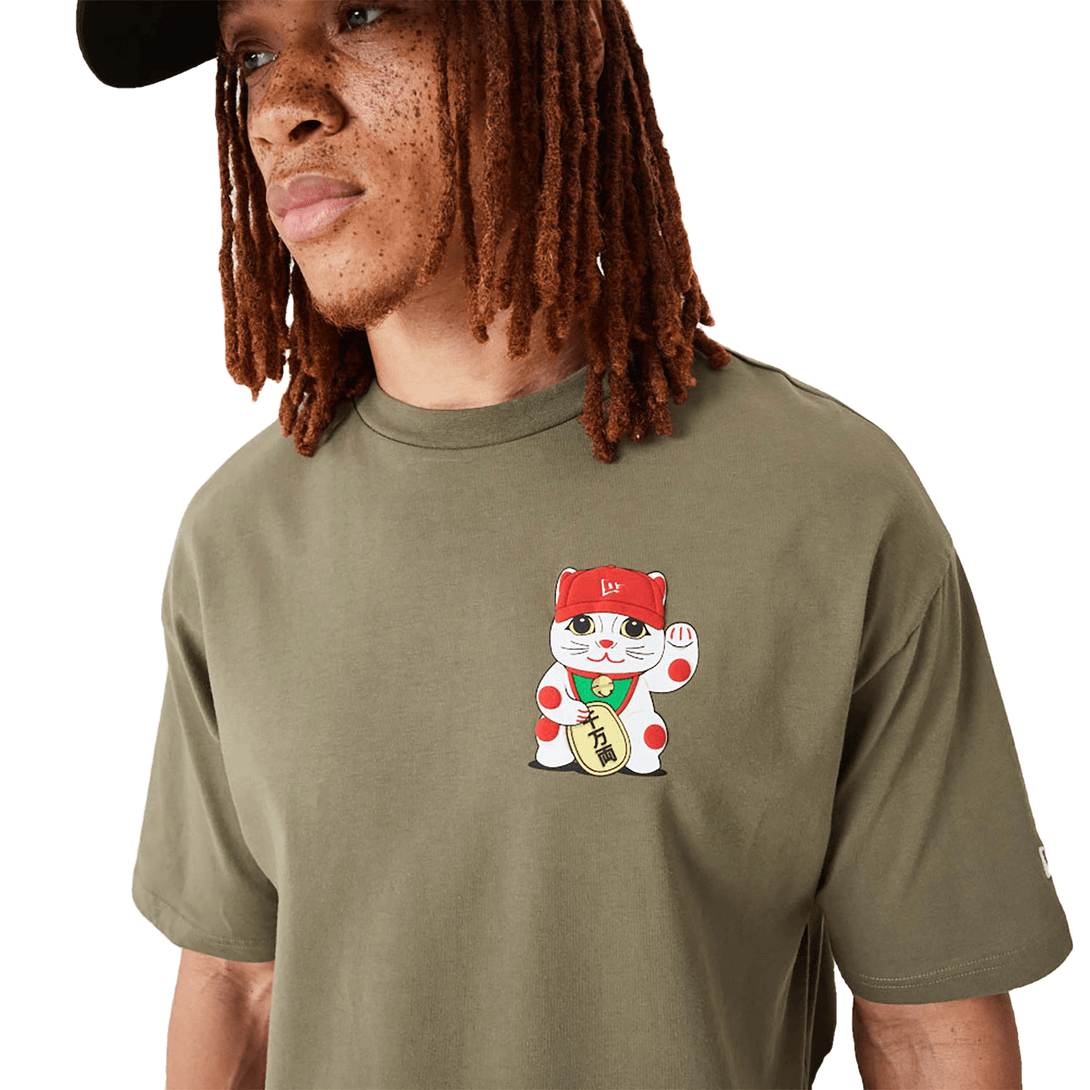 New Era Lucky Paws Character Medium Green Oversized póló - Sportmania.hu