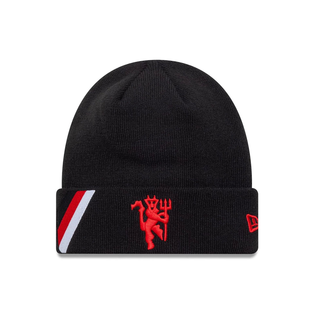 New Era Manchester United FC Side Stripe Cuff Knit Beanie kötött sapka - Sportmania.hu