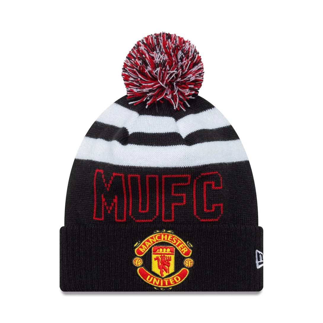 New Era Manchester United FC Side Stripe Cuff Knit Beanie kötött sapka - Sportmania.hu
