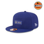 New Era Men's Blue NFL 2025 Sideline Split Panel 9FIFTY Snapback - baseball sapka