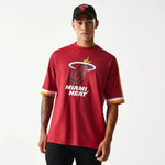 New Era Miami Heat NBA Panel Dark Red Oversized póló - Sportmania.hu