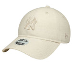 New Era Midi Linen New York Yankees Cap Beige OSFM bézs baseball sapka 60856309