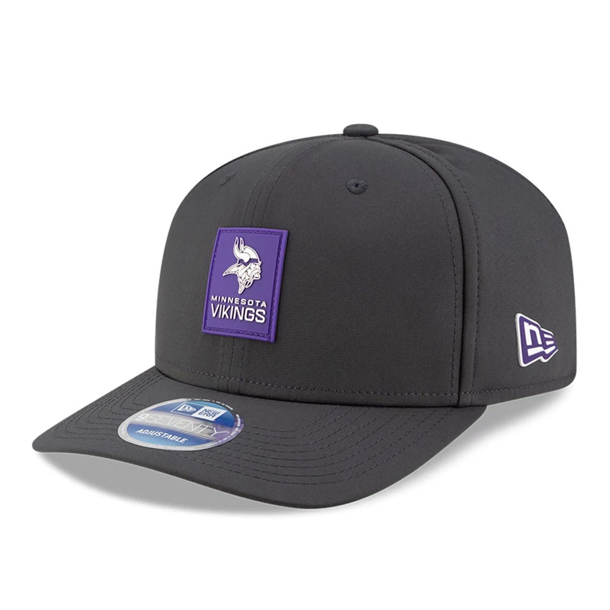 New Era Minnesota Vikings NFL Sideline 2025 Charcoal 9SEVENTY Stretch Snap - baseball sapka