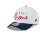 New Era NBA Denver Nuggets Draft 2025 9FORTY White baseball sapka