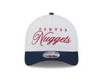 New Era NBA Denver Nuggets Draft 2025 9FORTY White baseball sapka