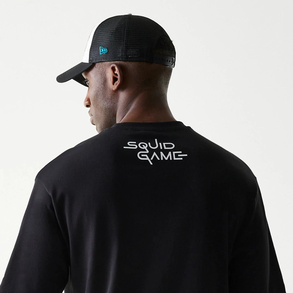 New Era Netflix Squid Game Black Oversized férfi póló