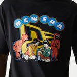 New Era Netflix Squid Game Black Oversized férfi póló