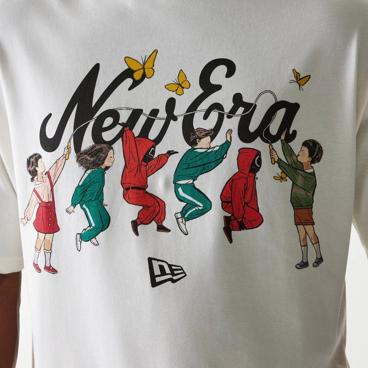 New Era Netflix Squid Game Open White férfi póló