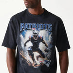 New Era New England Patriots NFL Oversize Póló - Fekete
