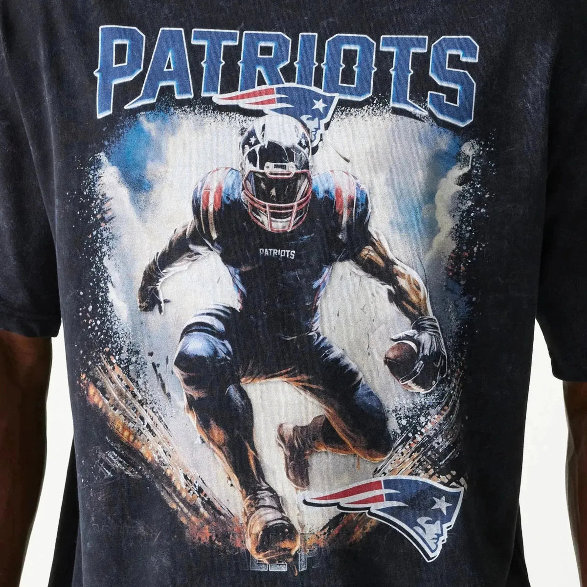 New Era New England Patriots NFL Oversize Póló - Fekete