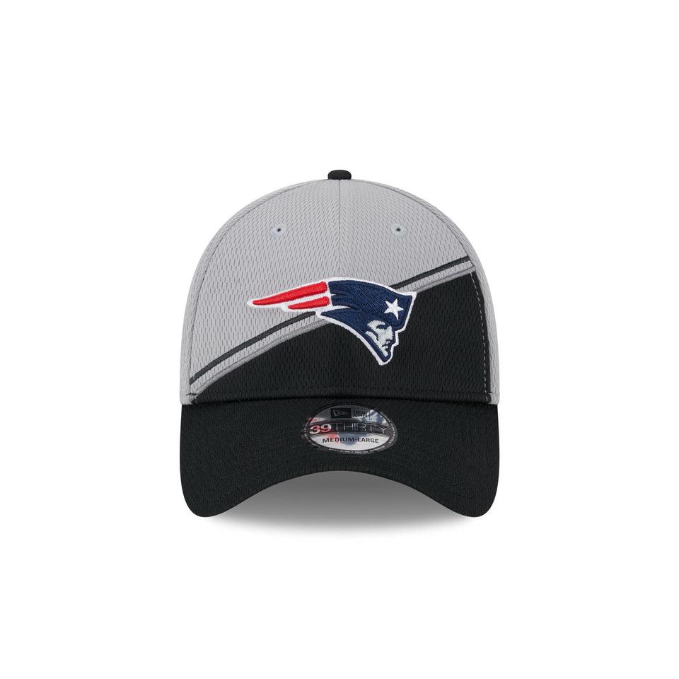 New Era New England Patriots NFL Sideline 2023 Grey 39THIRTY Stretch Fit Baseball sapka - Sportmania.hu