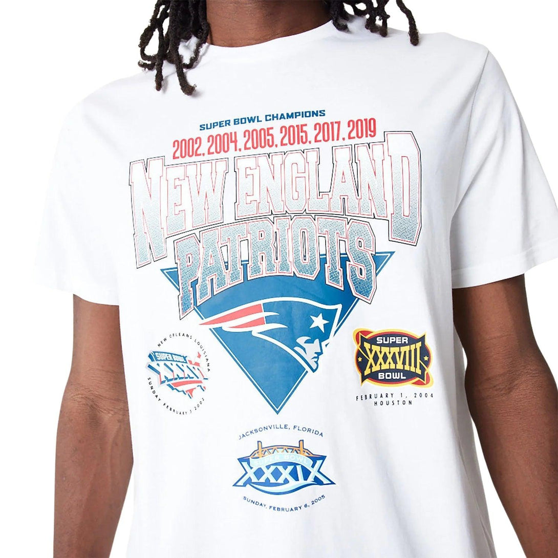 New Era New England Patriots Wordmark White Póló - Sportmania.hu