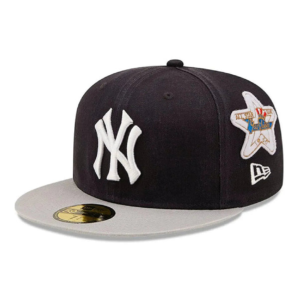 New Era MLB New York Yankees Coop Grey Patch 59FIFTY fullcap Baseball sapka - Sportmania.hu