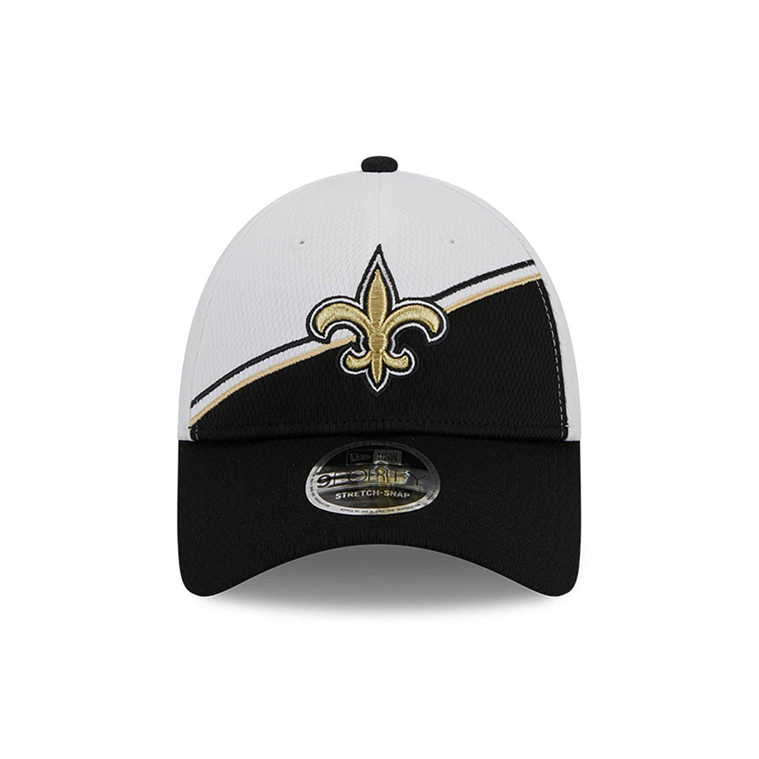 New Era New Orleans Saints NFL Sideline 2023 White 9FORTY Stretch Snap baseball sapka - Sportmania.hu