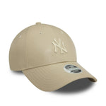 New Era New York Yankees Beige 9TWENTY baseball sapka, női, műbőr