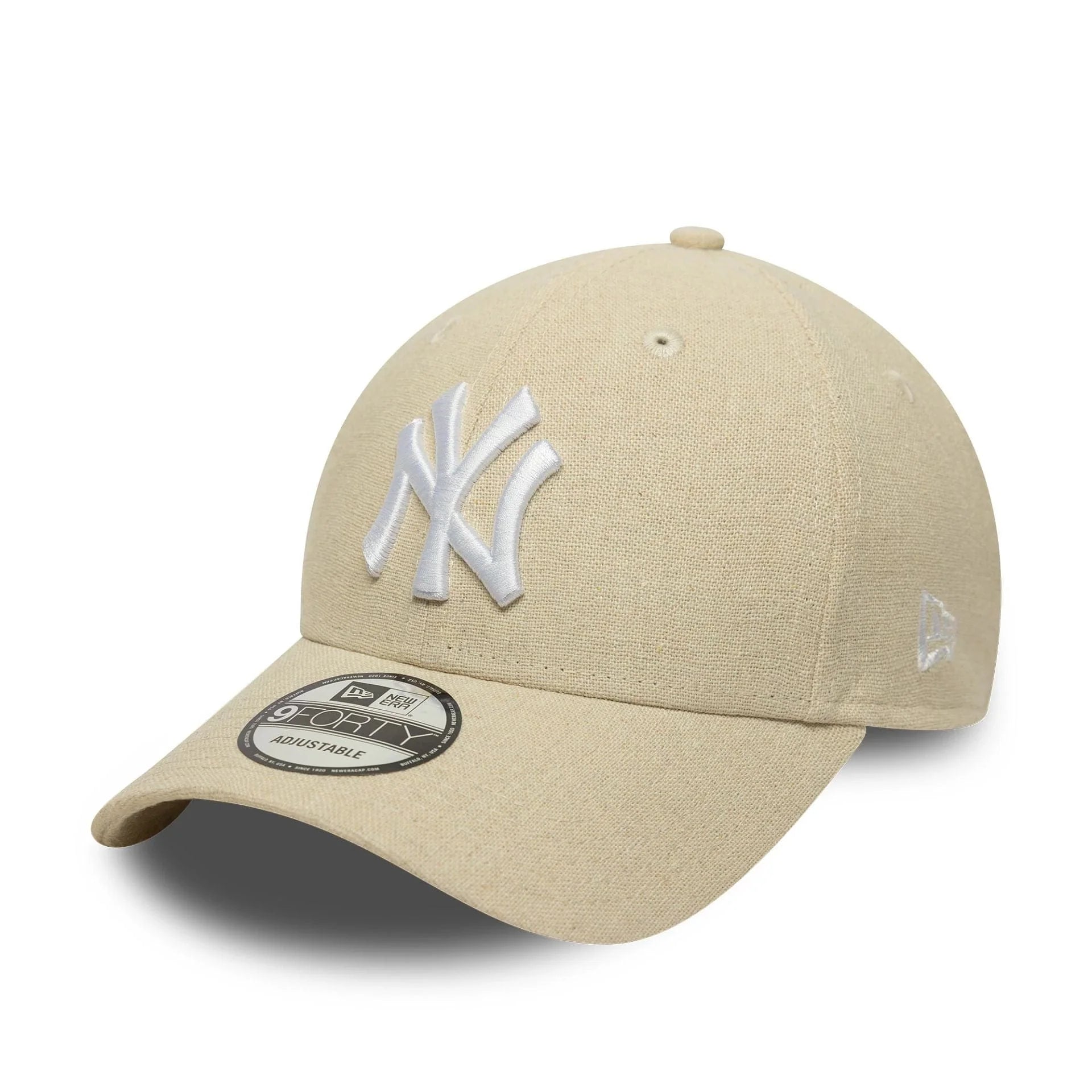 New Era New York Yankees Linen Cream 9FORTY baseball sapka