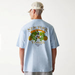 New Era New York Yankees MLB Baseball Graphic Pastel Blue Oversized póló - Sportmania.hu