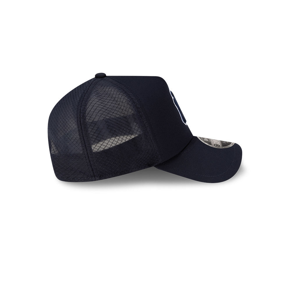 New Era New York Yankees MLB Batting Practice 2026 Navy 9FORTY Apex trucker sapka