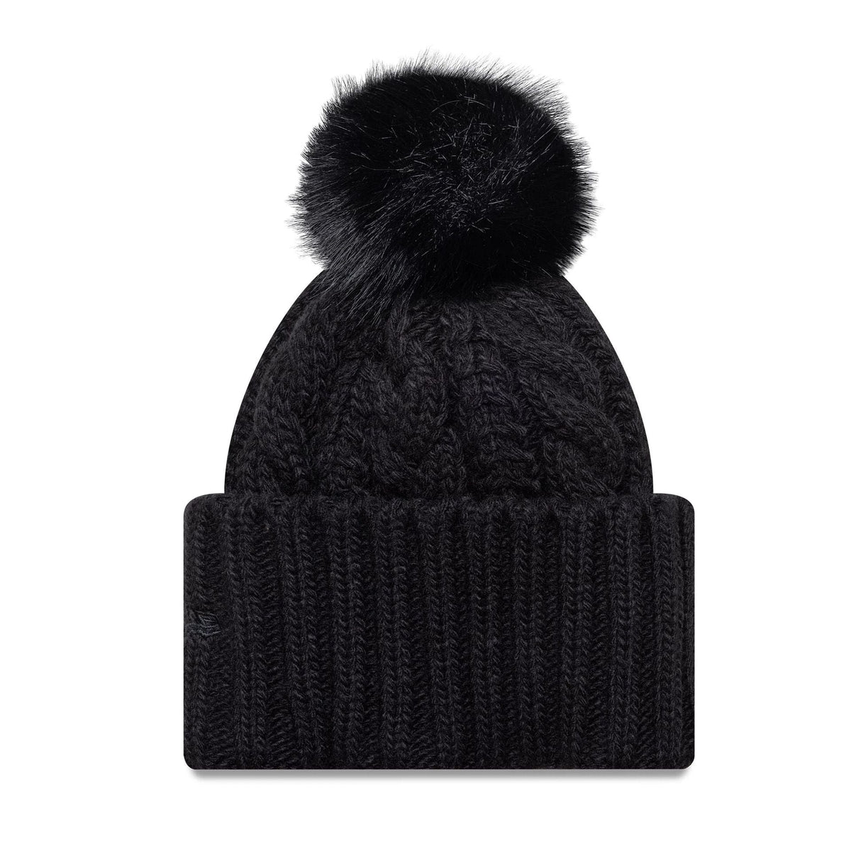New Era New York Yankees MLB Black Cable Knit - kötött sapka