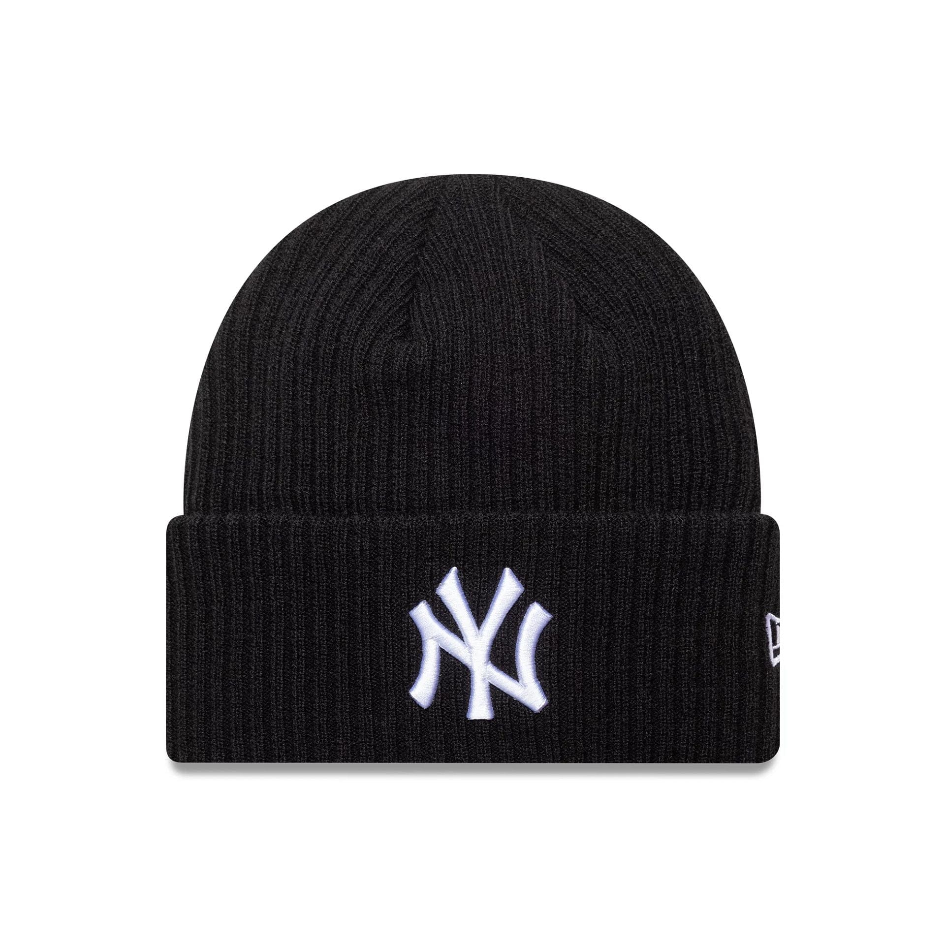 New Era New York Yankees MLB Black Wide Cuff Knit - kötött sapka