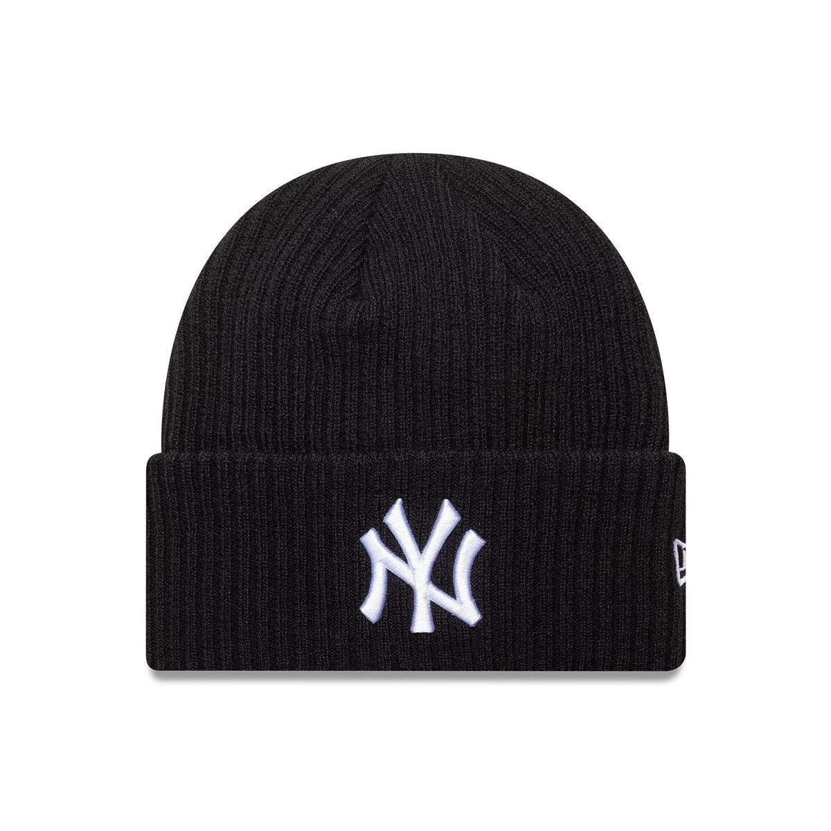 New Era New York Yankees MLB Black Wide Cuff Knit - kötött sapka