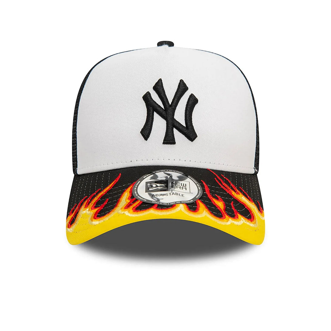 New Era New York Yankees MLB Flame Black 9FORTY Trucker sapka Baseball sapka - Sportmania.hu