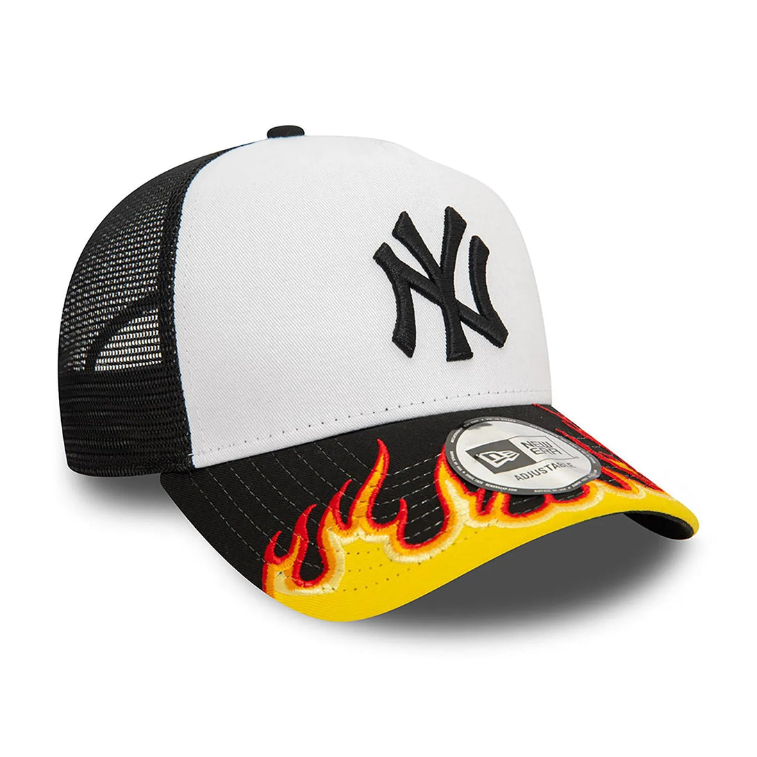 New Era New York Yankees MLB Flame Black 9FORTY Trucker sapka Baseball sapka - Sportmania.hu