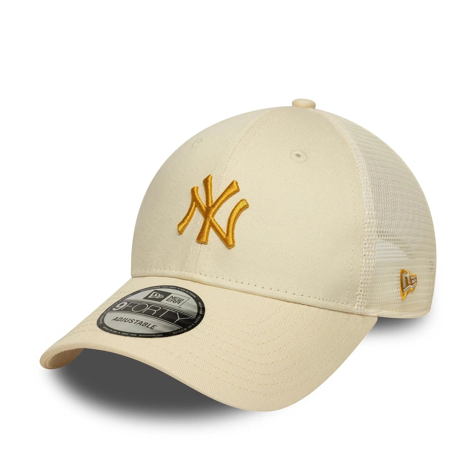 New Era New York Yankees MLB Homefield Cream 9FORTY Trucker sapka