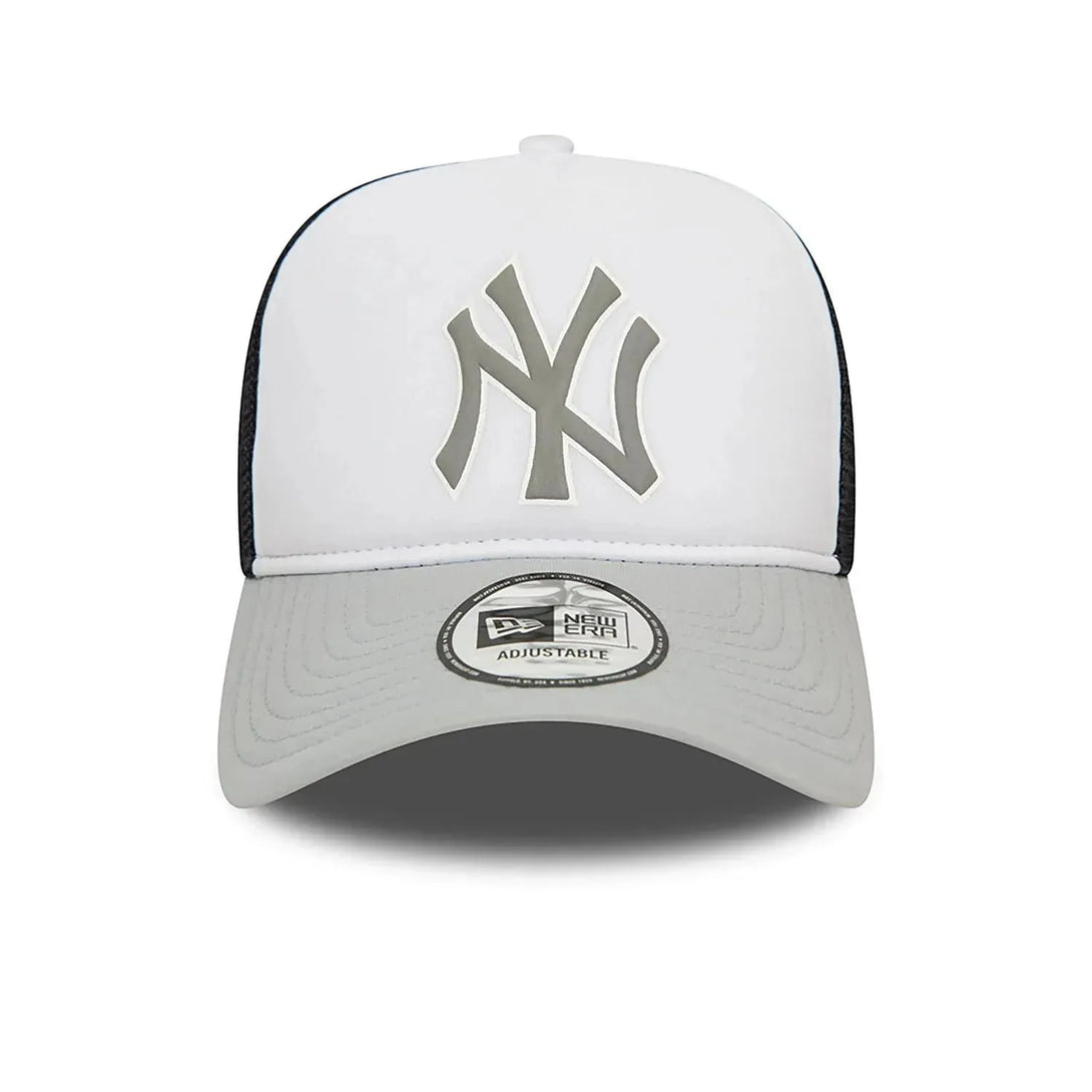 New Era New York Yankees MLB Logo Grey A-Frame trucker sapka Baseball sapka - Sportmania.hu