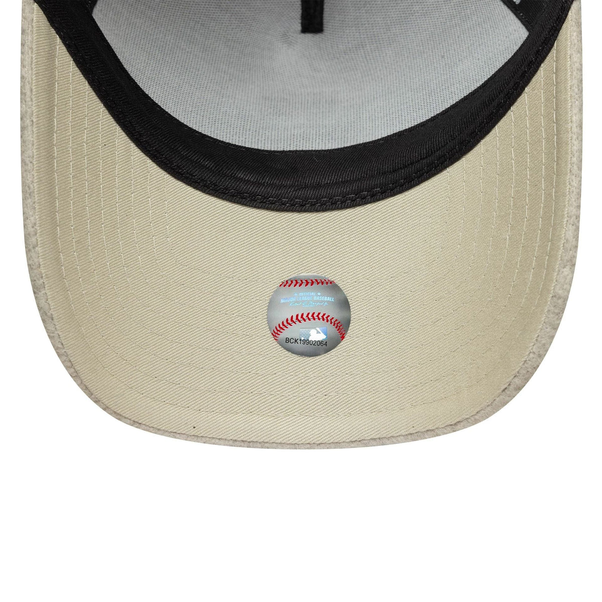 New Era New York Yankees MLB Melton Wool Cream 9FORTY E-Frame baseball sapka