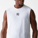 New Era New York Yankees MLB Midi White Sleeveless Póló unisex