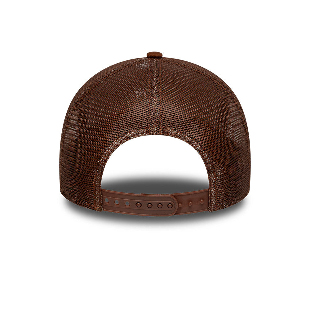 New Era New York Yankees MLB Outline Brown 9FORTY E-Frame Trucker sapka