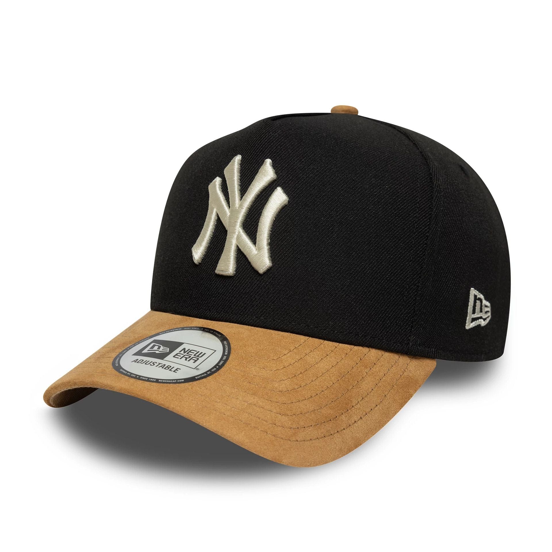 New Era New York Yankees MLB Suede Visor Black 9FORTY E-Frame baseball sapka