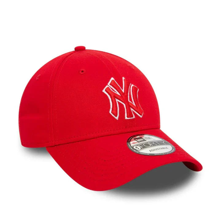 New Era New York Yankees Team Outline Scarlet White 9FORTY Baseball sapka - Sportmania.hu