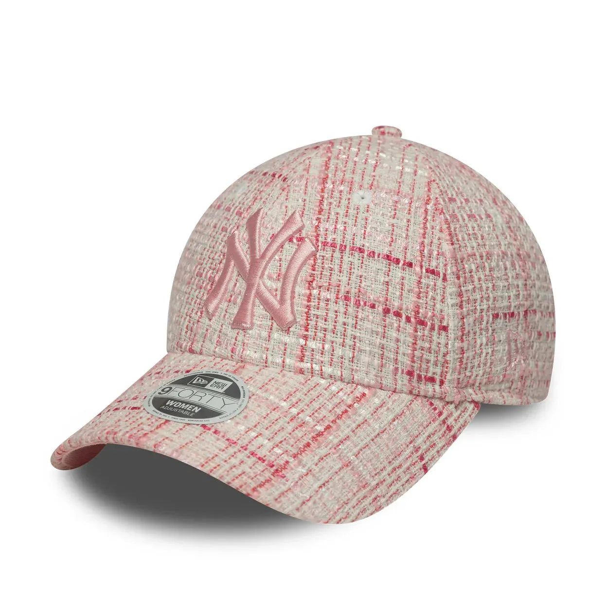 New Era New York Yankees Tweed Dark Pink 9FORTY baseball sapka, női