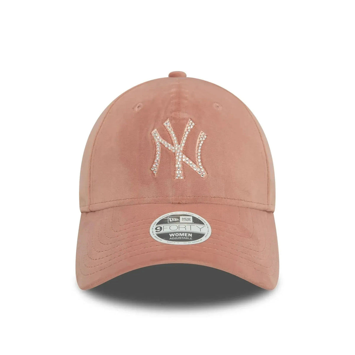 New Era New York Yankees Velour Diamante Pastel Pink 9FORTY baseball sapka, női