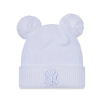 New Era New York Yankees White Rib Cuff, női kötött sapka