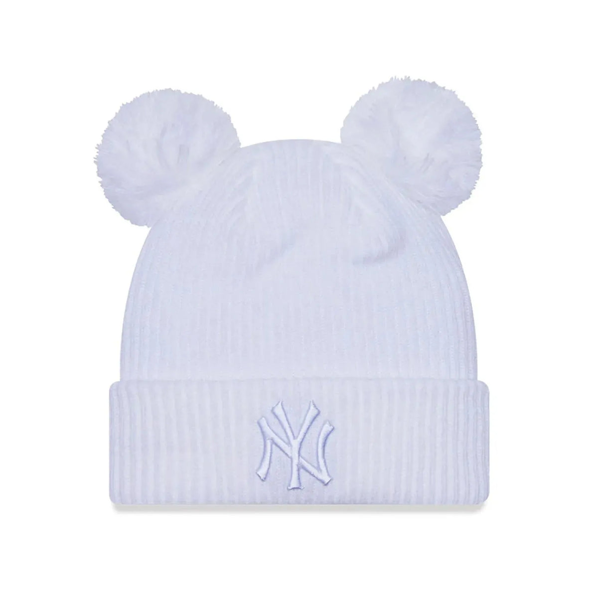 New Era New York Yankees White Rib Cuff, női kötött sapka