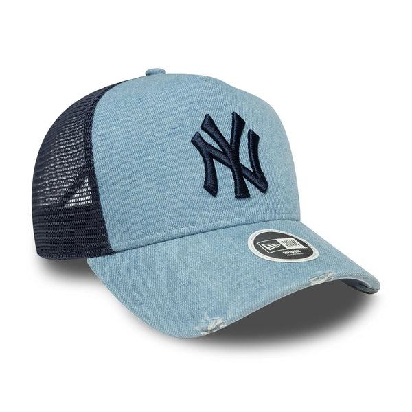 New Era New York Yankees Womens Denim Trucker sapka