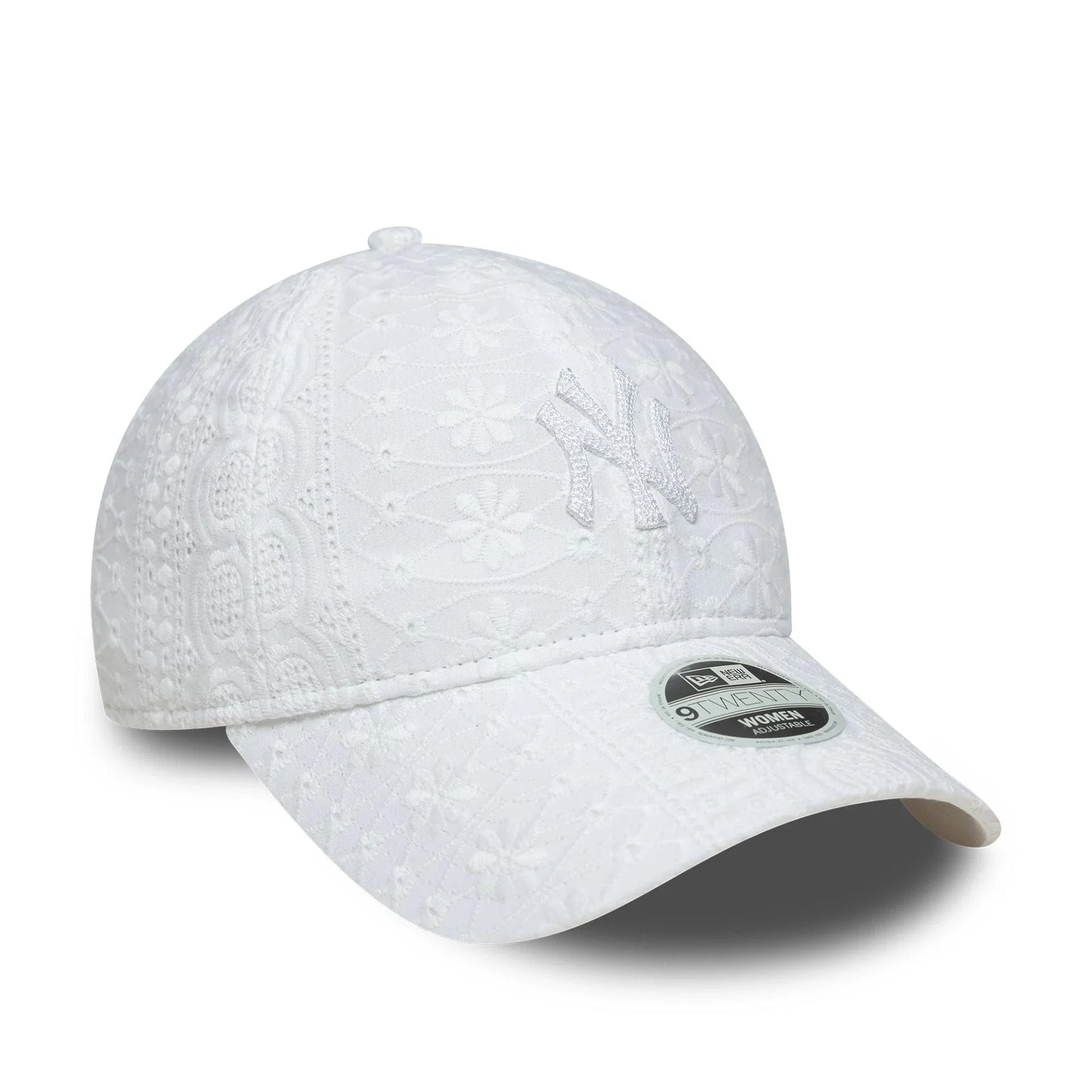 New Era New York Yankees Womens MLB Broderie White 9TWENTY baseball sapka - Sportmania.hu