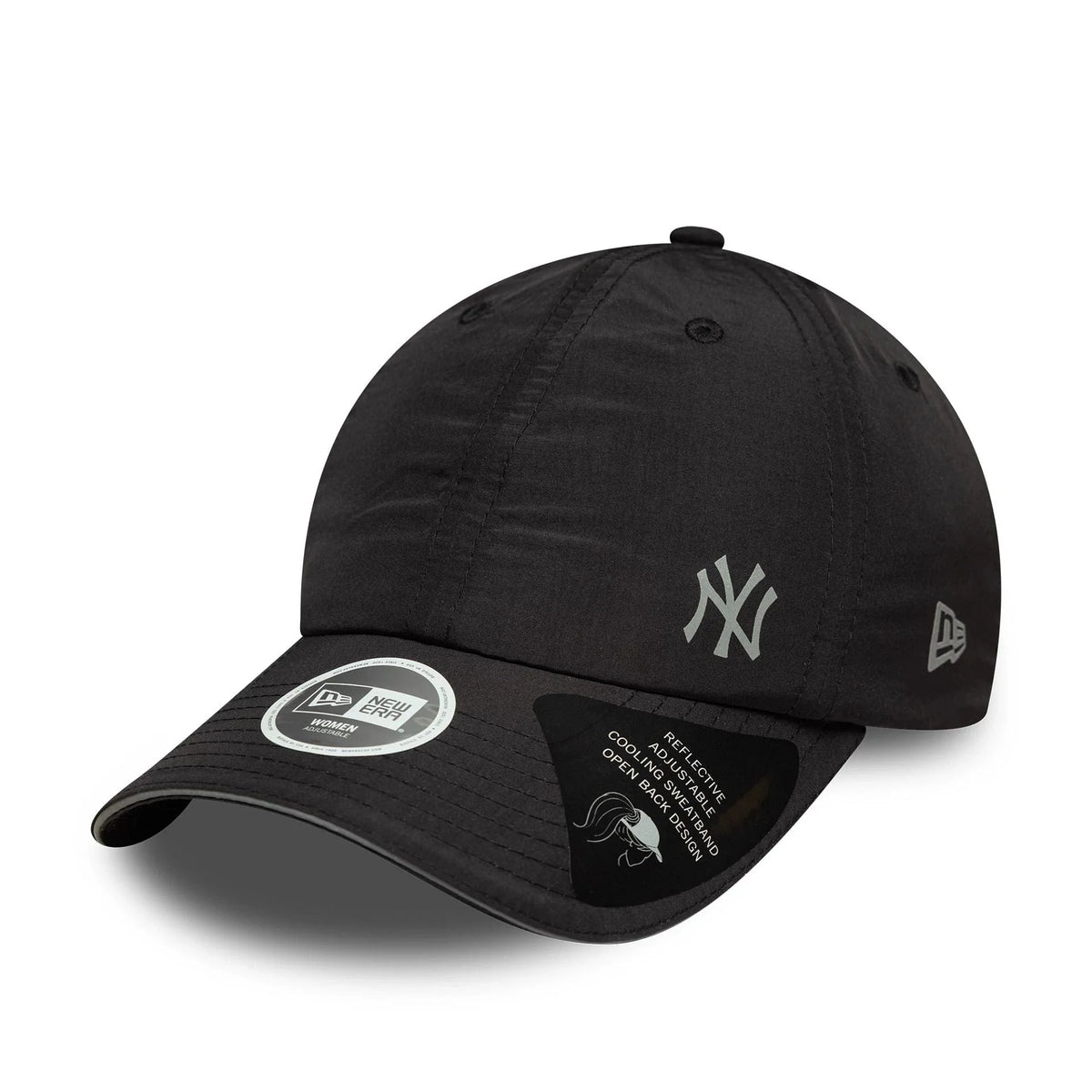 New Era New York Yankees Womens MLB Flawless Black Pony Tail baseball sapka