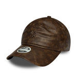 New Era New York Yankees Womens MLB Worn PU Dark Brown 9TWENTY baseball sapka