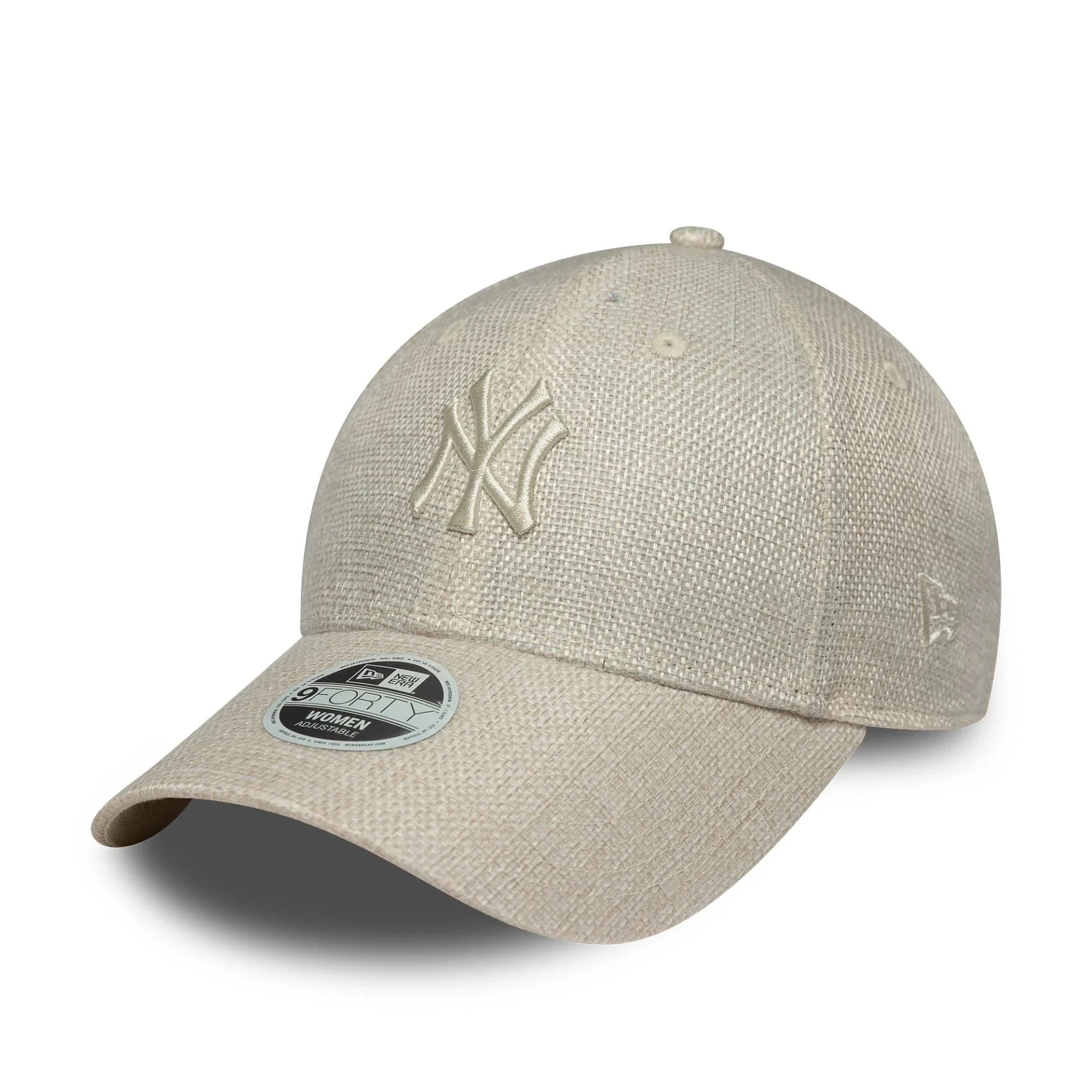 New Era New York Yankees Womens MLB Woven Cream 9FORTY baseball sapka