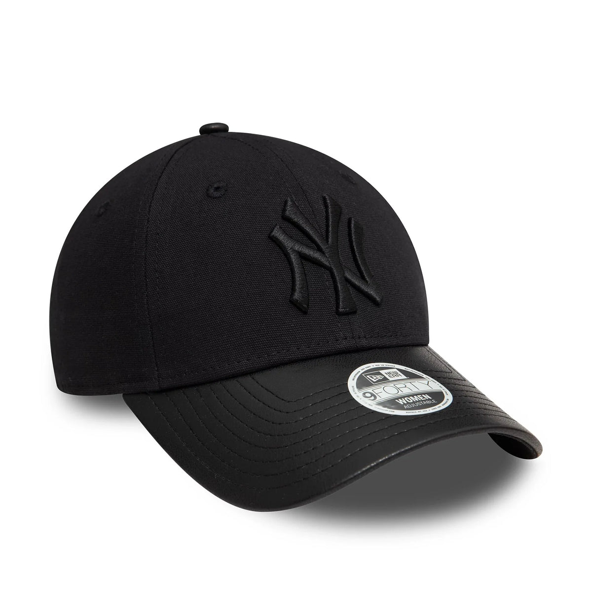 New Era New York Yankees Womens PU Visor Black 9FORTY baseball sapka