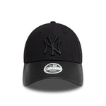 New Era New York Yankees Womens PU Visor Black 9FORTY baseball sapka