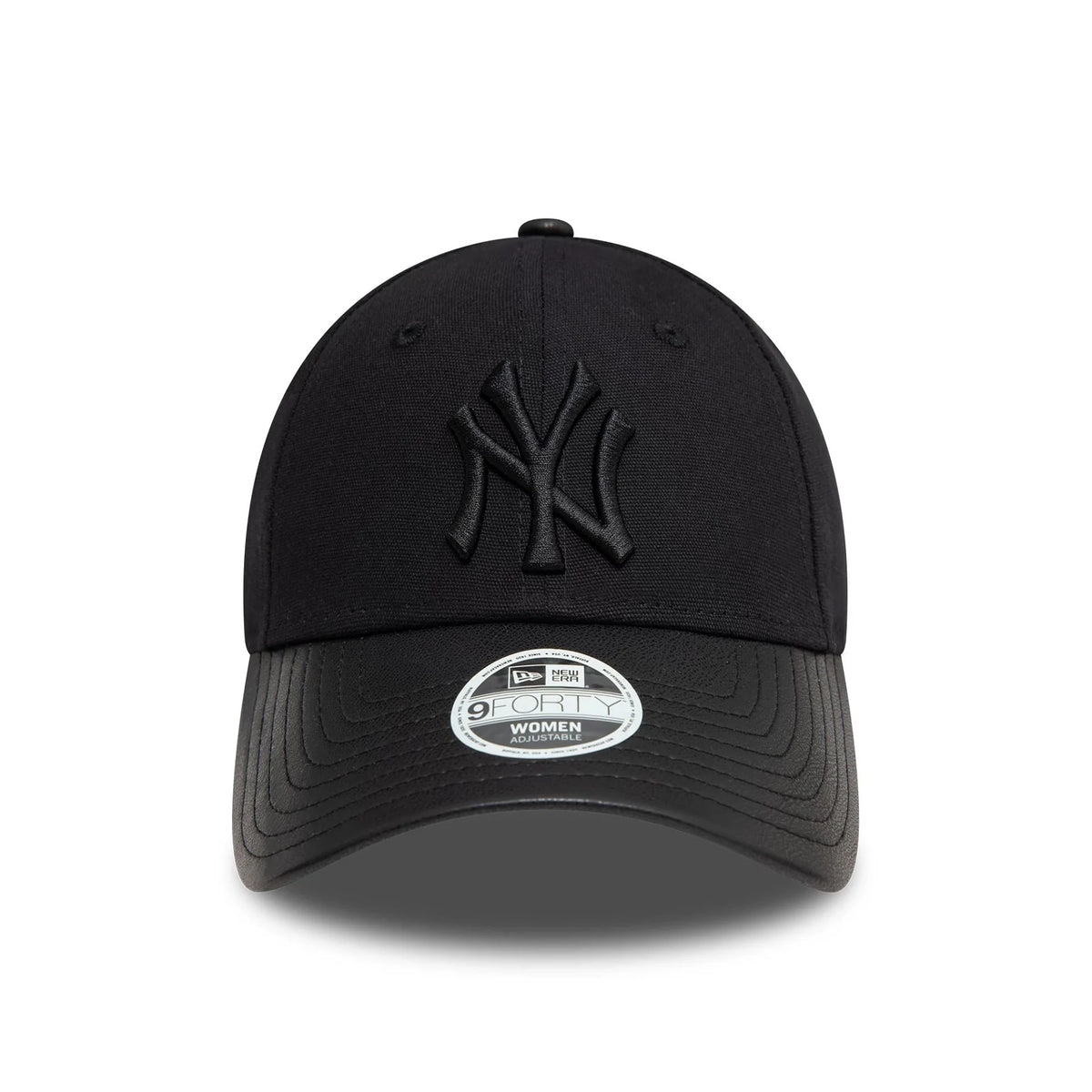 New Era New York Yankees Womens PU Visor Black 9FORTY baseball sapka